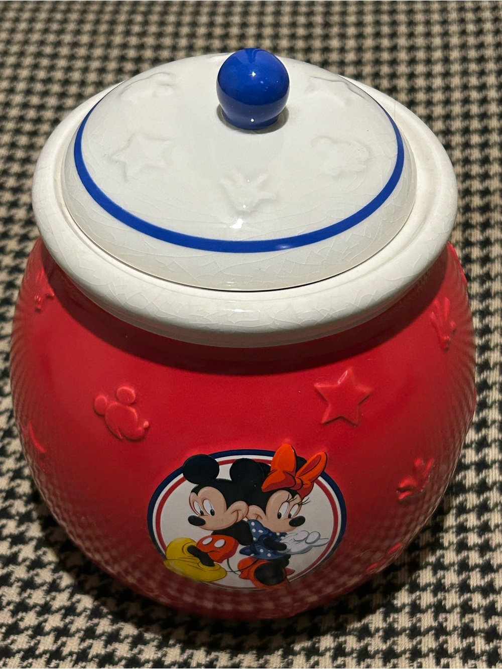 Mickey & Minnie Cookie Jar